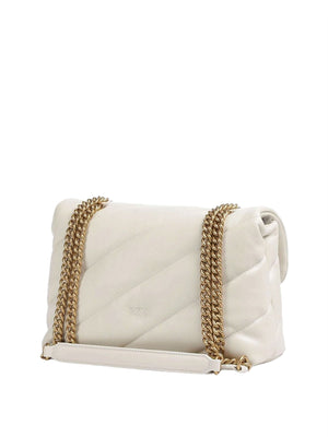 PINKO Borsa A Tracolla Pinko Love Puff Mini Small B. Sheep Bianco