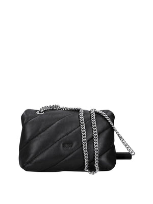 PINKO Borsa A Tracolla Pinko Love Puff Mini Small B. Sheep Nero