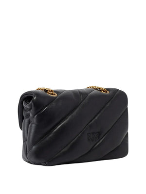 PINKO Borsa A Tracolla Pinko Love Puff Mini Small B. Sheep Nero