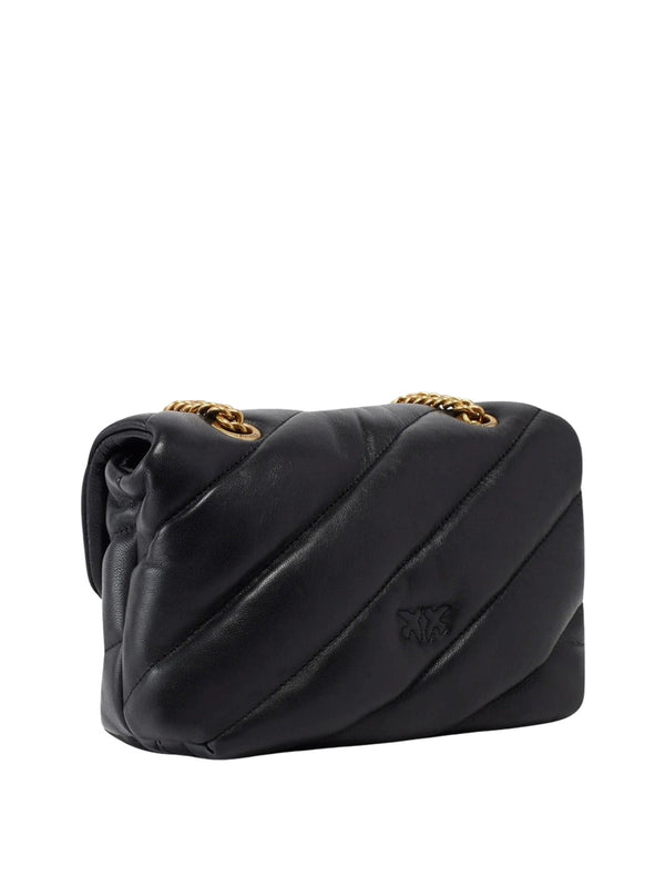 PINKO Borsa A Tracolla Pinko Love Puff Mini Small B. Sheep Nero