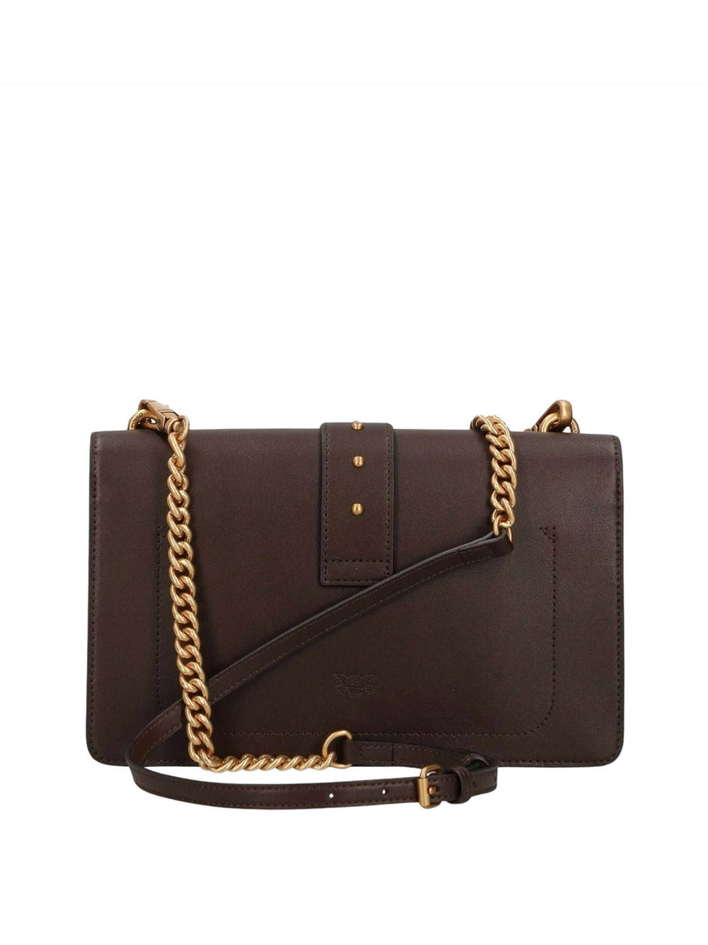 PINKO Borsa A Tracolla Pinko Love One Classic St. Small - Marrone