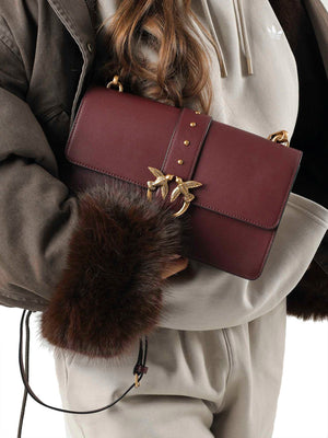 PINKO Borsa A Tracolla Pinko Love One Classic St. Small - Rosso