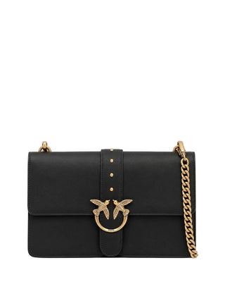 PINKO Borsa A Tracolla Pinko Love One Classic St. Small - Nero Oro