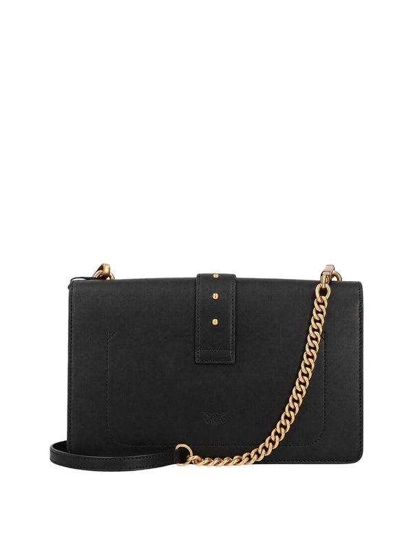 PINKO Borsa A Tracolla Pinko Love One Classic St. Small - Nero Oro