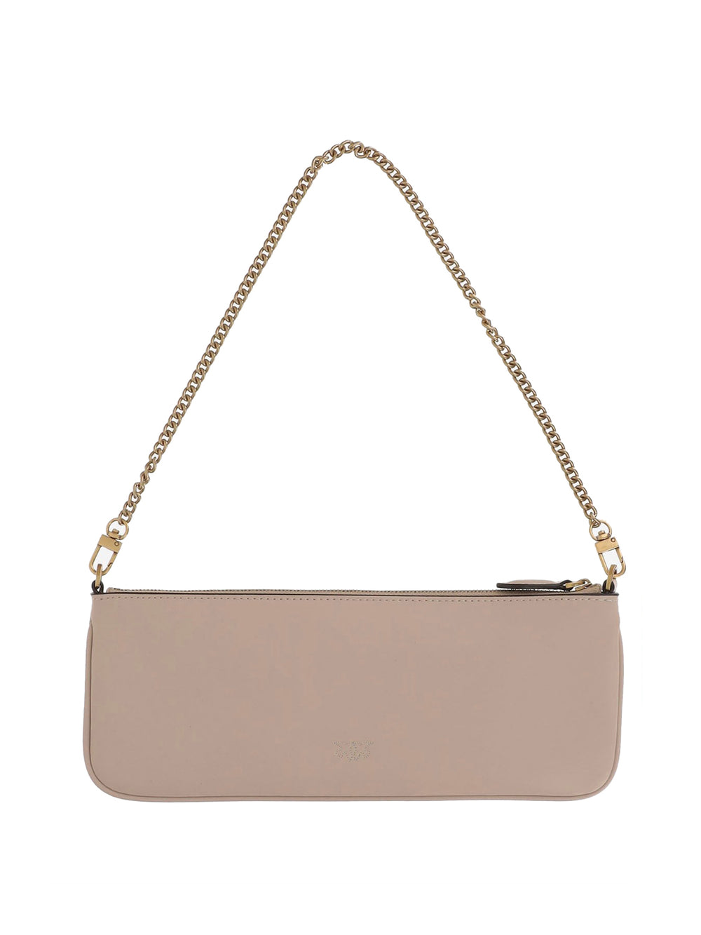 PINKO Borsa a Tracolla New Horizontal Flat Vitello Pinko - Beige/Grigio