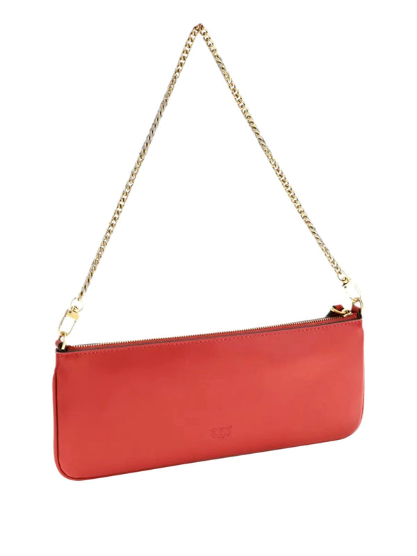 PINKO Borsa a Tracolla New Horizontal Flat Vitello Pinko - Rosso