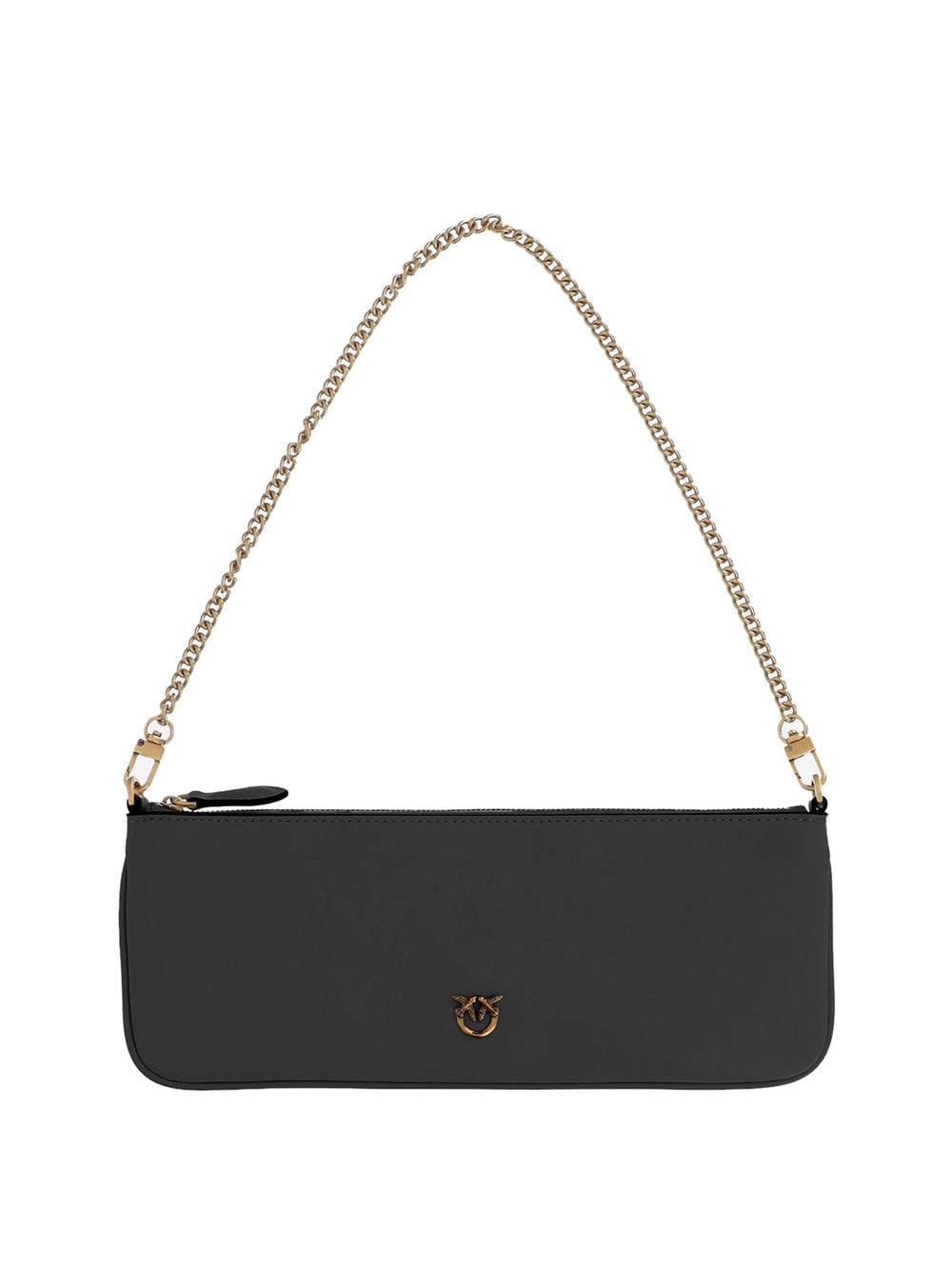 PINKO Borsa a Tracolla New Horizontal Flat Vitello Pinko - Nero