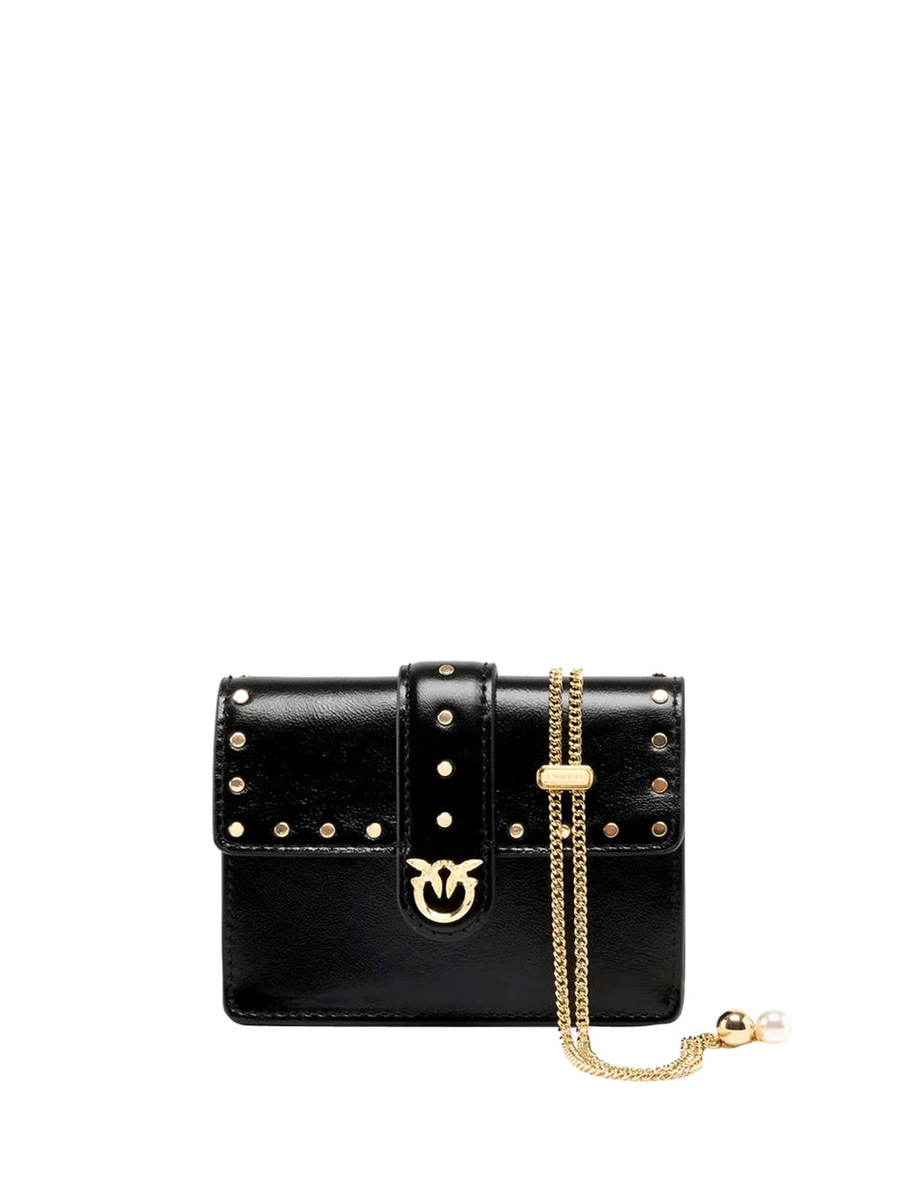 PINKO 2 USCITA Borsa Love Pocket Studs Vit. Polishe Pinko - Nero Limusine