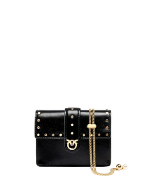 PINKO 2 USCITA Borsa Love Pocket Studs Vit. Polishe Pinko - Nero Limusine