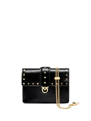PINKO 2 USCITA Borsa Love Pocket Studs Vit. Polishe Pinko - Nero Limusine