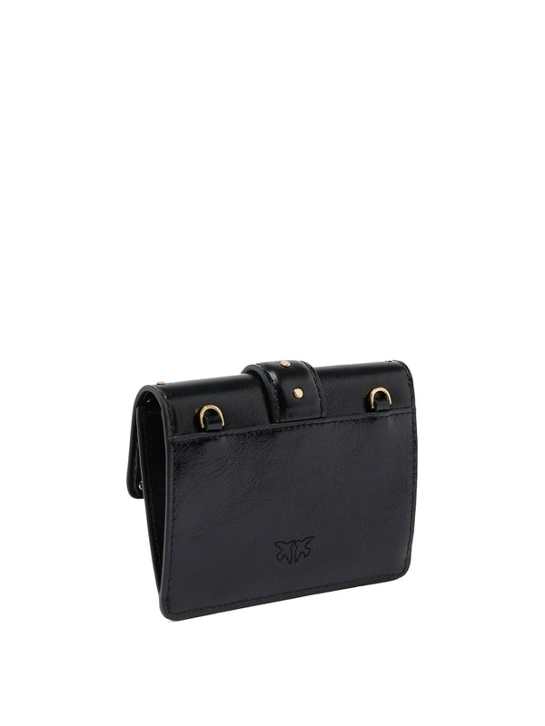 PINKO 2 USCITA Borsa Love Pocket Studs Vit. Polishe Pinko - Nero Limusine