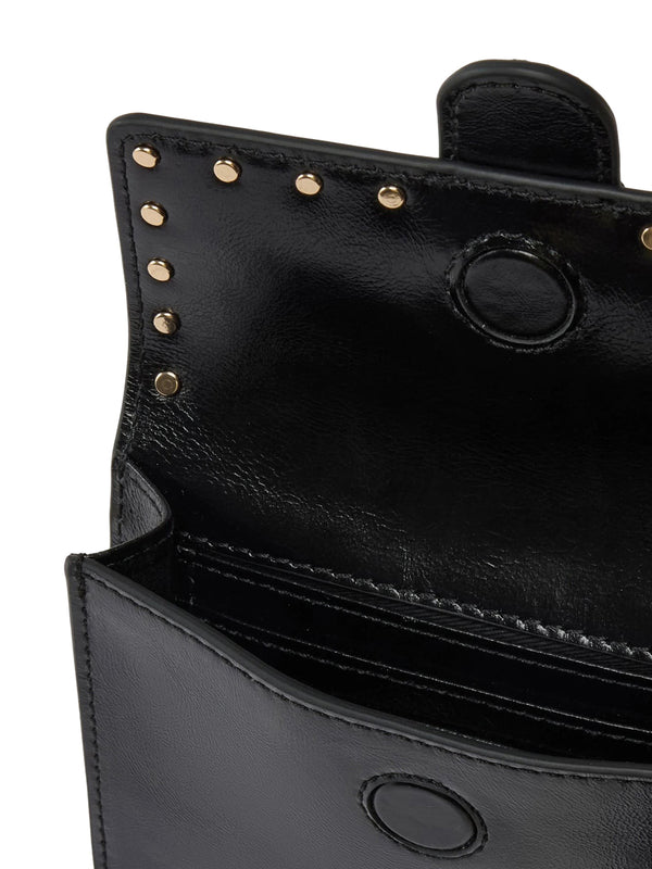 PINKO 2 USCITA Borsa Love Pocket Studs Vit. Polishe Pinko - Nero Limusine