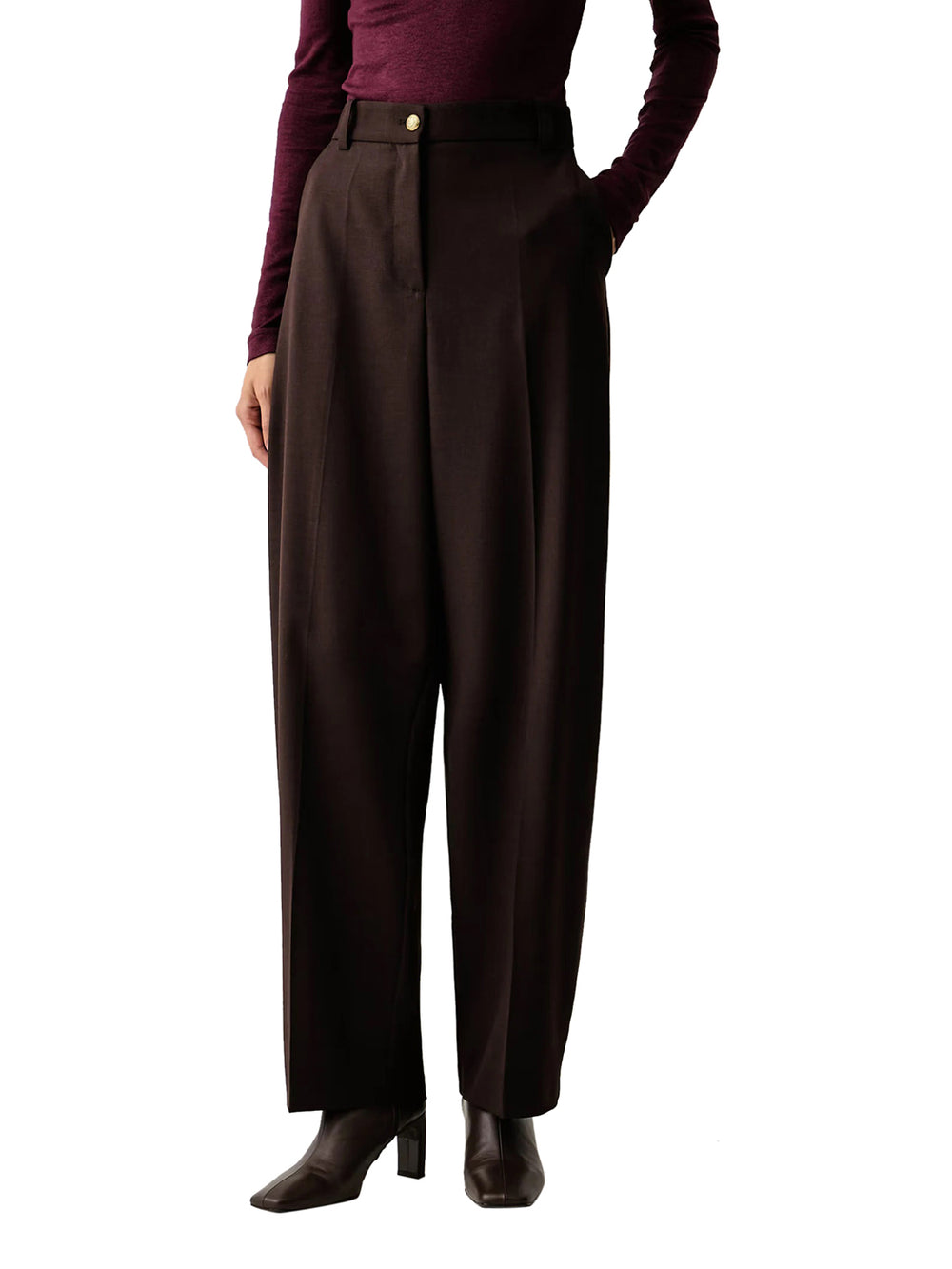 PINKO 2 USCITA Pantalone Pinko Balbino Marrone