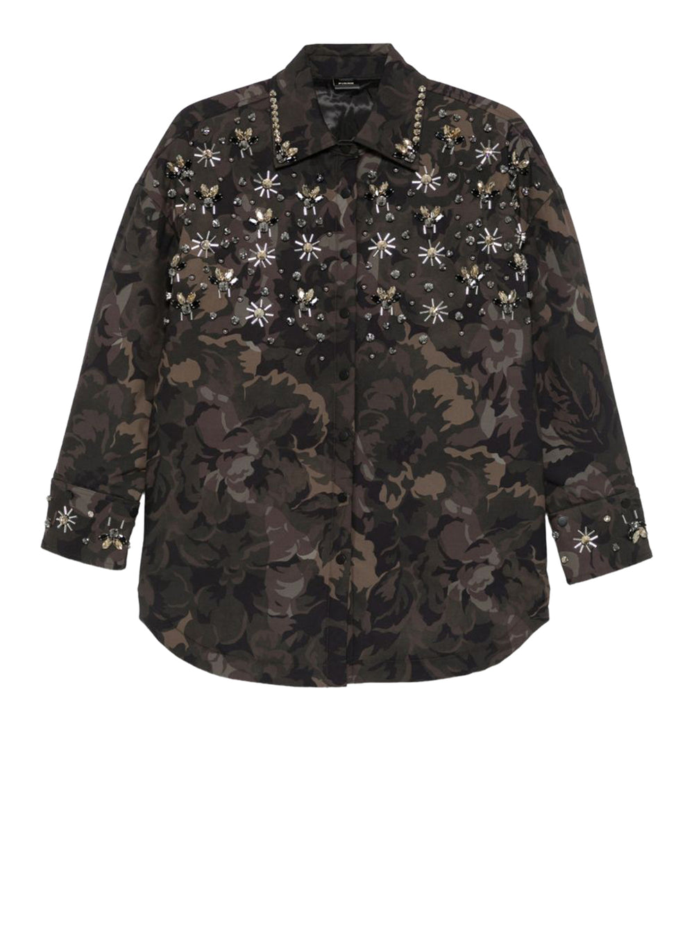 PINKO 2 USCITA Camicia Pinko Barengo Overshirt Tela Tecnica Verde