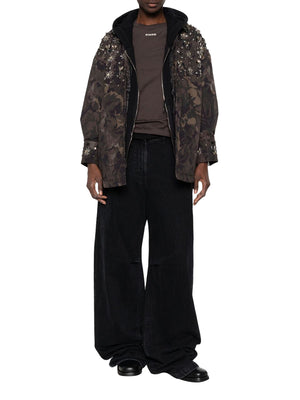 PINKO 2 USCITA Camicia Pinko Barengo Overshirt Tela Tecnica Verde