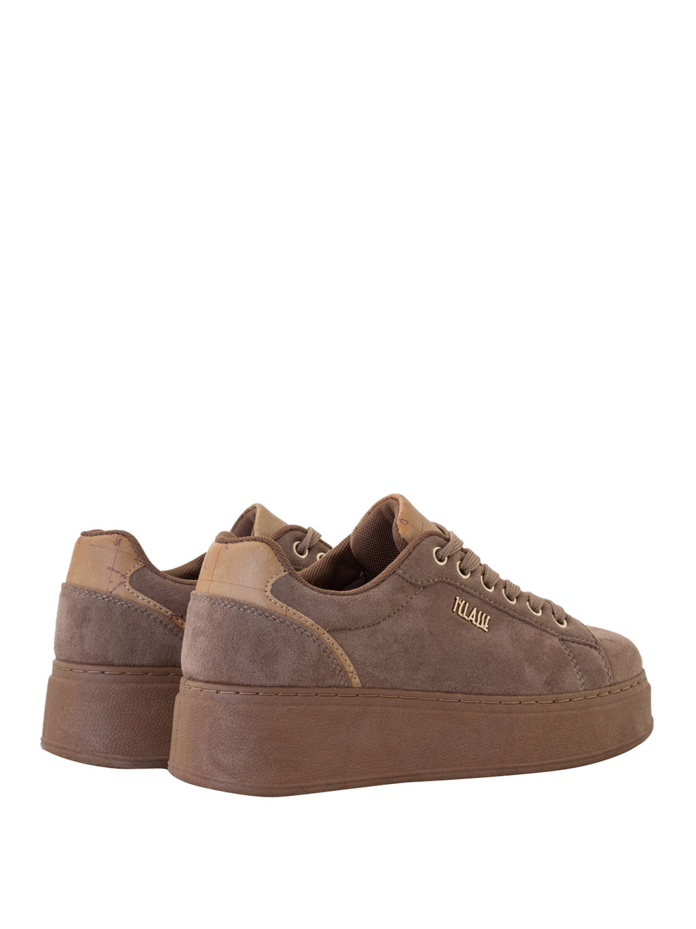 PRIMA CLASSE Sneakers in pelle scamosciata con logo 1? Classe Nocciola