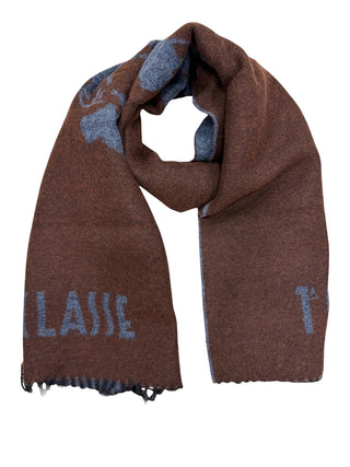 PRIMA CLASSE SETA Sciarpa Prima Classe Geo Pieno in misto lana e cotone 40x170 Bunito
