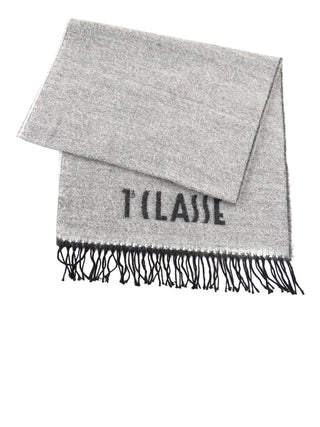 PRIMA CLASSE SETA Sciarpa Prima Classe Logo Piccolo 40X170 - Grigio