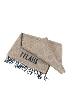 PRIMA CLASSE SETA Sciarpa Prima Classe Logo Piccolo 40X170 Cammello