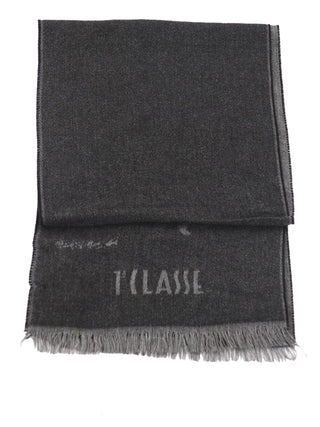 PRIMA CLASSE SETA Sciarpa Prima Classe Geo Pieno 30X170 - Caviale