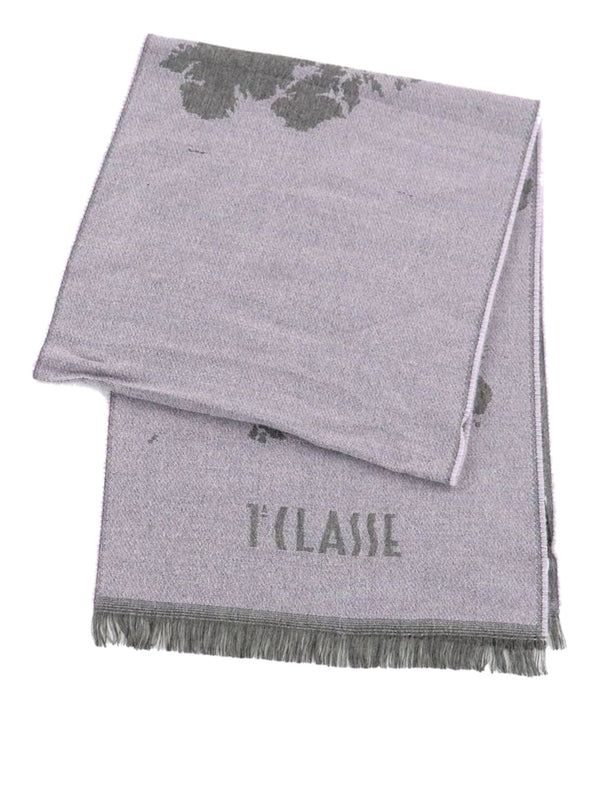 PRIMA CLASSE SETA Sciarpa Prima Classe Geo Pieno 30X170 - Lilla