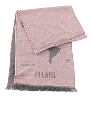 PRIMA CLASSE SETA Sciarpa Prima Classe Geo Pieno 30X170 - Rosa