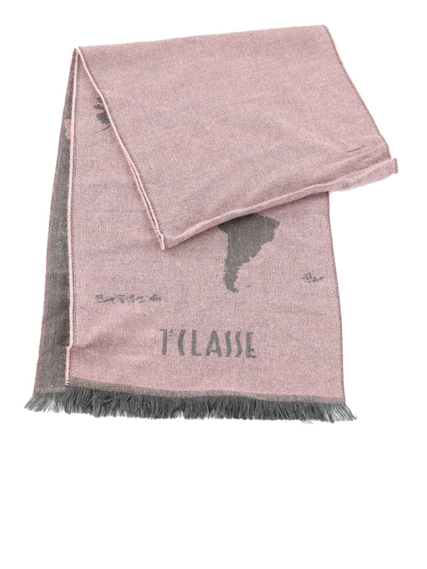 PRIMA CLASSE SETA Sciarpa Prima Classe Geo Pieno 30X170 - Rosa