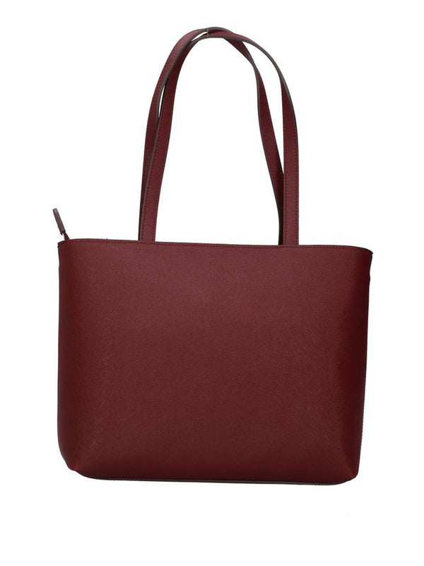PRIMA CLASSE STAGIONE Borsa A Mano 1°Classe Logo Frontale Burgundy