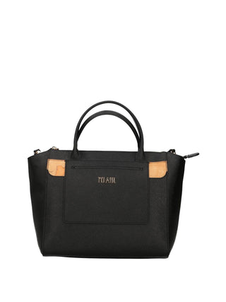 PRIMA CLASSE STAGIONE Borsa A Mano 1°Classe Logo Frontale Nero