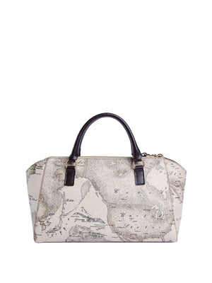 PRIMA CLASSE STAGIONE Borsa A Mano Country Geo 1° Classe Tortora