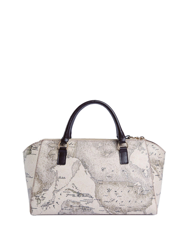 PRIMA CLASSE STAGIONE Borsa A Mano Country Geo 1° Classe Tortora