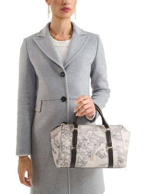 PRIMA CLASSE STAGIONE Borsa A Mano Country Geo 1° Classe Tortora