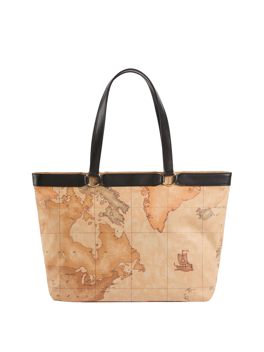 Alviero Martini Prima Classe Soft Ranch borsa shopping con dettaglio Nero