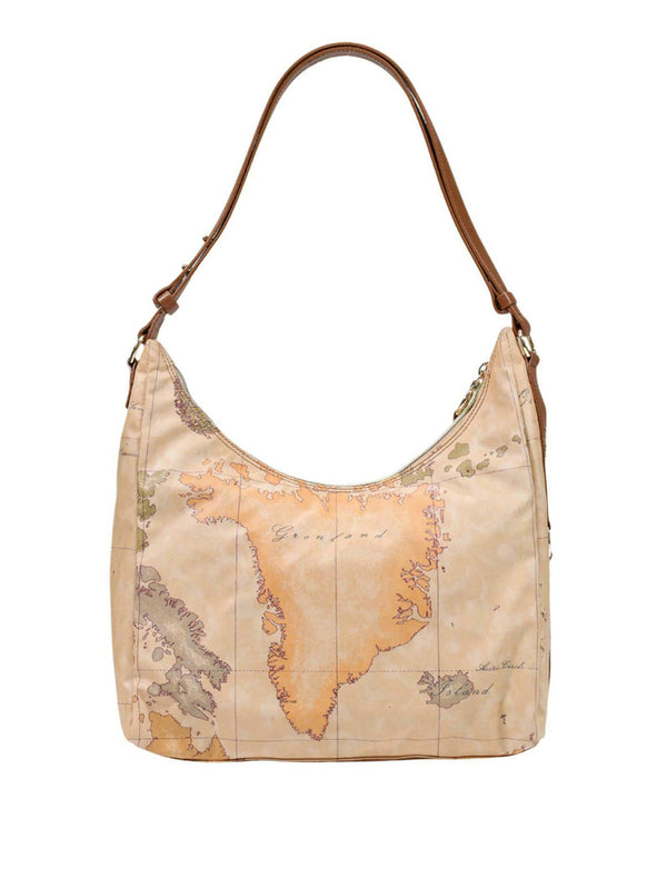 PRIMA CLASSE STAGIONE Borsa A Spalla Prima Classe Geo Classic - Castagna