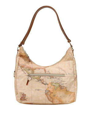 PRIMA CLASSE STAGIONE Borsa A Spalla Prima Classe Geo Classic - Castagna