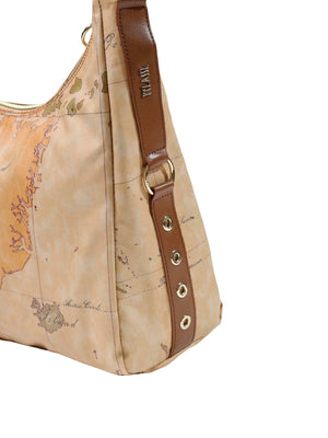 PRIMA CLASSE STAGIONE Borsa A Spalla Prima Classe Geo Classic - Castagna