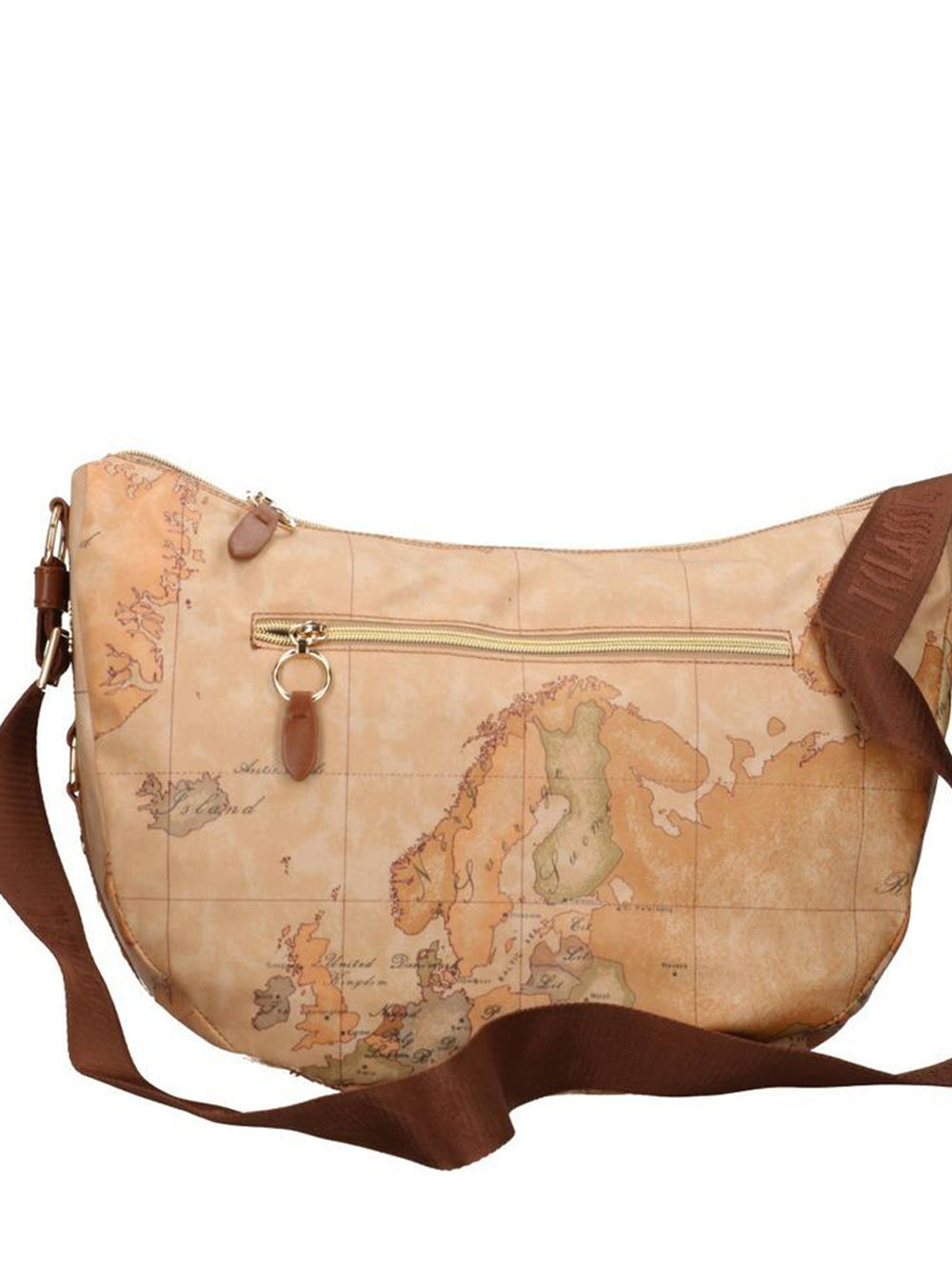 Alviero Martini Prima Classe Borsa Tracolla Grande Castagna
