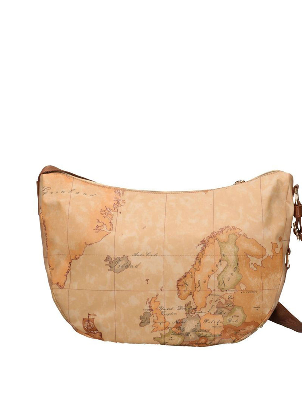 Alviero Martini Prima Classe Borsa Tracolla Grande Castagna