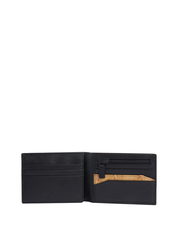 PRIMA CLASSE STAGIONE Ranger Leather Prima Classe Portafoglio con ribaltina Nero