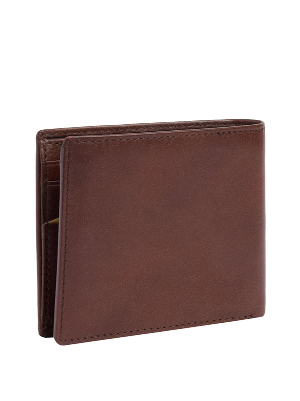PRIMA CLASSE STAGIONE Ranger Leather Prima Classe Portafoglio compatto Testa Di Moro