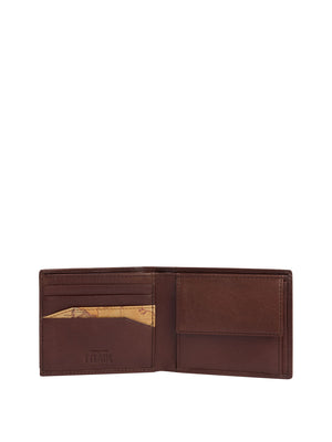 PRIMA CLASSE STAGIONE Ranger Leather Prima Classe Portafoglio compatto Testa Di Moro