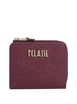 PRIMA CLASSE STAGIONE Prima Classe West City Portafoglio Zipfold piccolo Burgundy