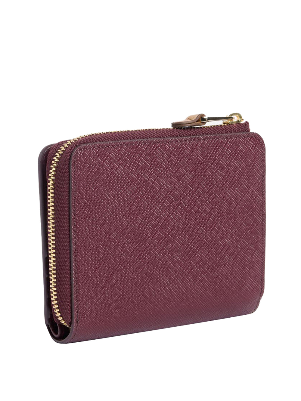 PRIMA CLASSE STAGIONE Prima Classe West City Portafoglio Zipfold piccolo Burgundy