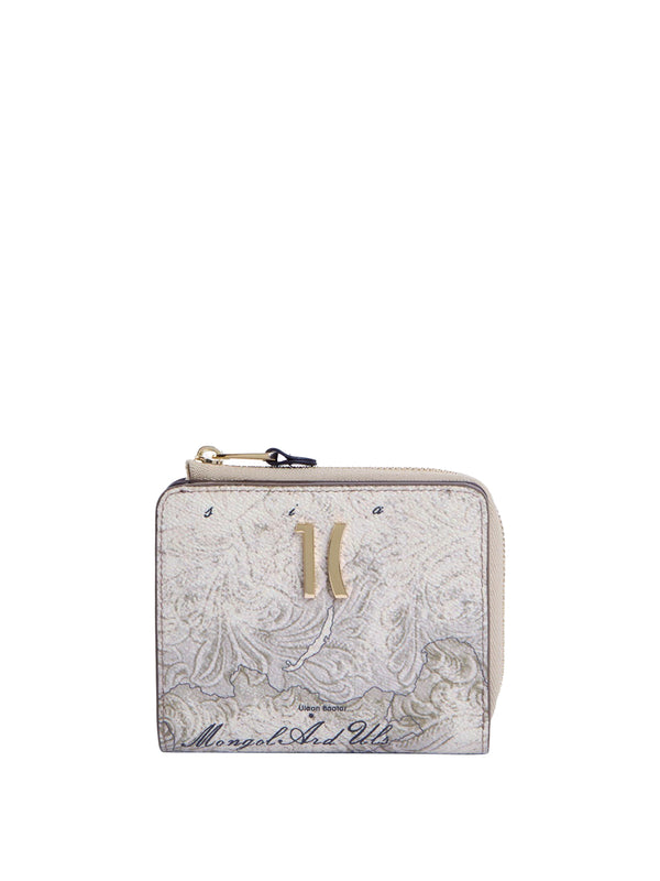 PRIMA CLASSE STAGIONE Portafoglio 1° Classe Country Geo Zipfold piccolo Tortora