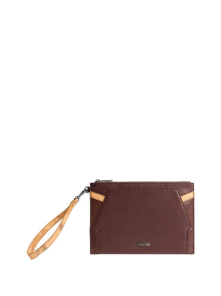 Alviero Martini Clutch Ranger Leather Prima Classe T.Moro