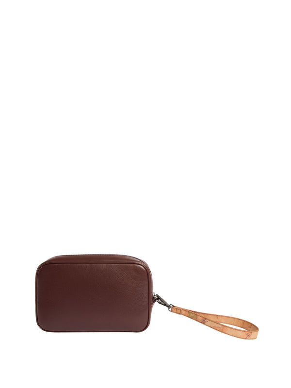 PRIMA CLASSE STAGIONE Prima Classe Ranger Leather Beauty Case Testa Di Moro