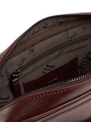 PRIMA CLASSE STAGIONE Prima Classe Ranger Leather Beauty Case Testa Di Moro