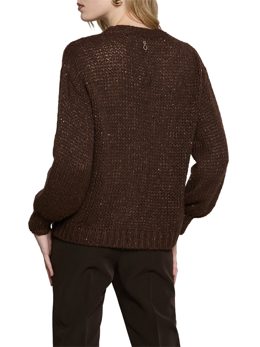 RELISH Cardigan Bruges Relish Bottoni Con Lurex Mustang