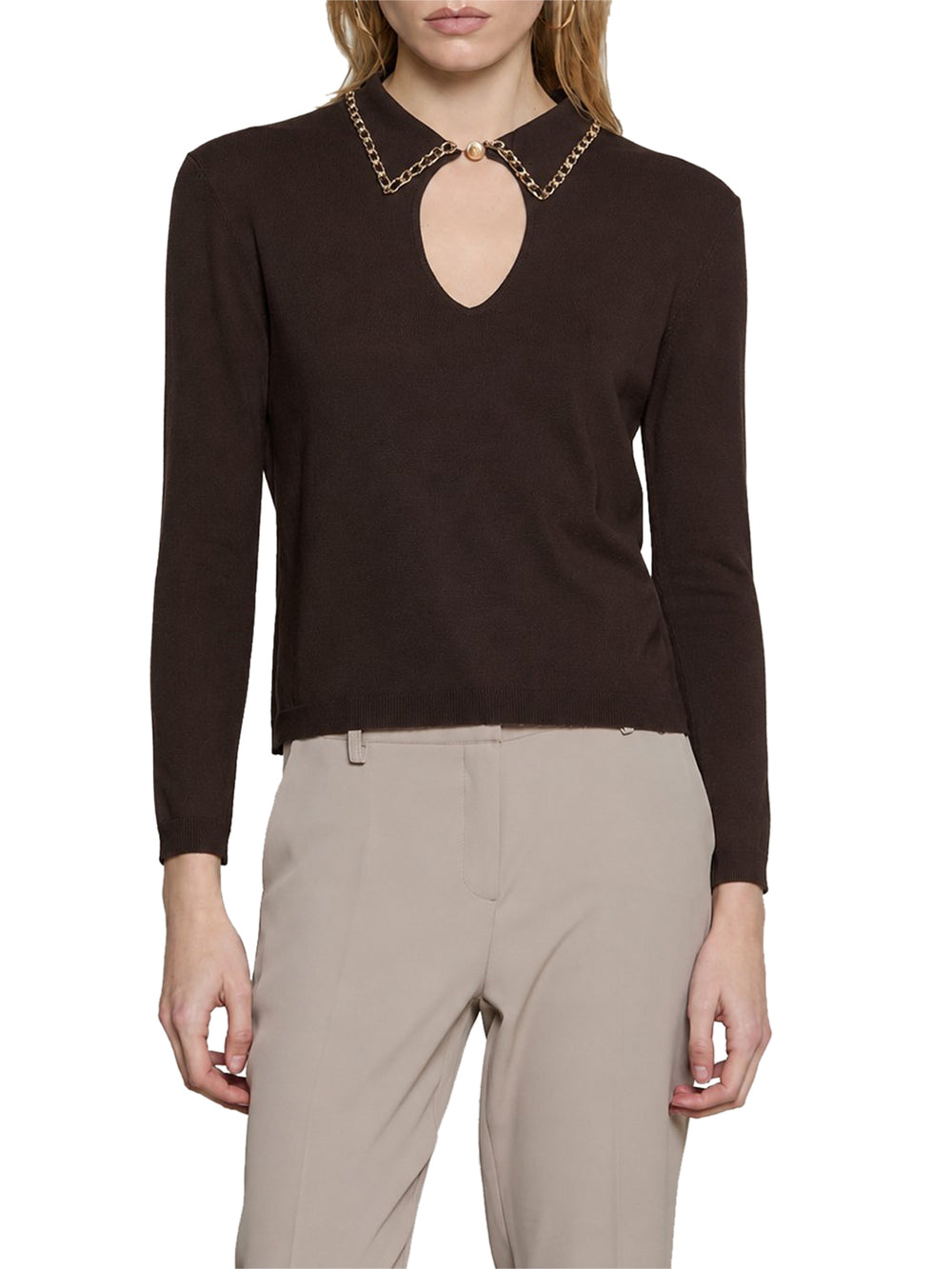 RELISH Maglia Relish Loremy Marrone