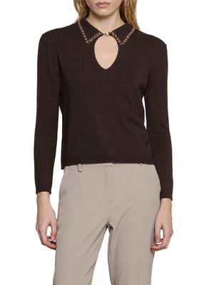 RELISH Maglia Relish Loremy Marrone
